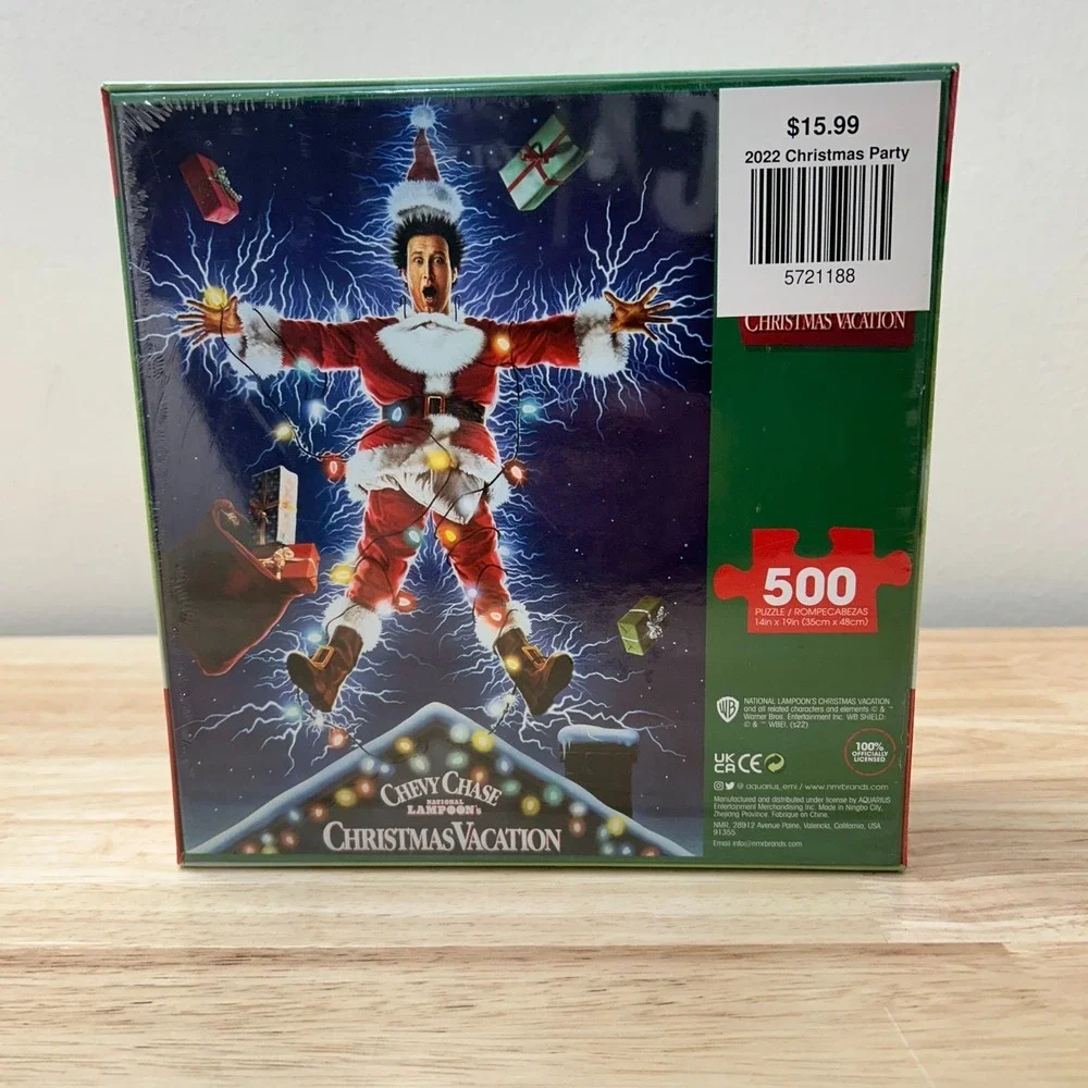 Chevy Chase National Lampoon's Christmas‎ Vacation Aquarius 500 pc Puzzle NEW